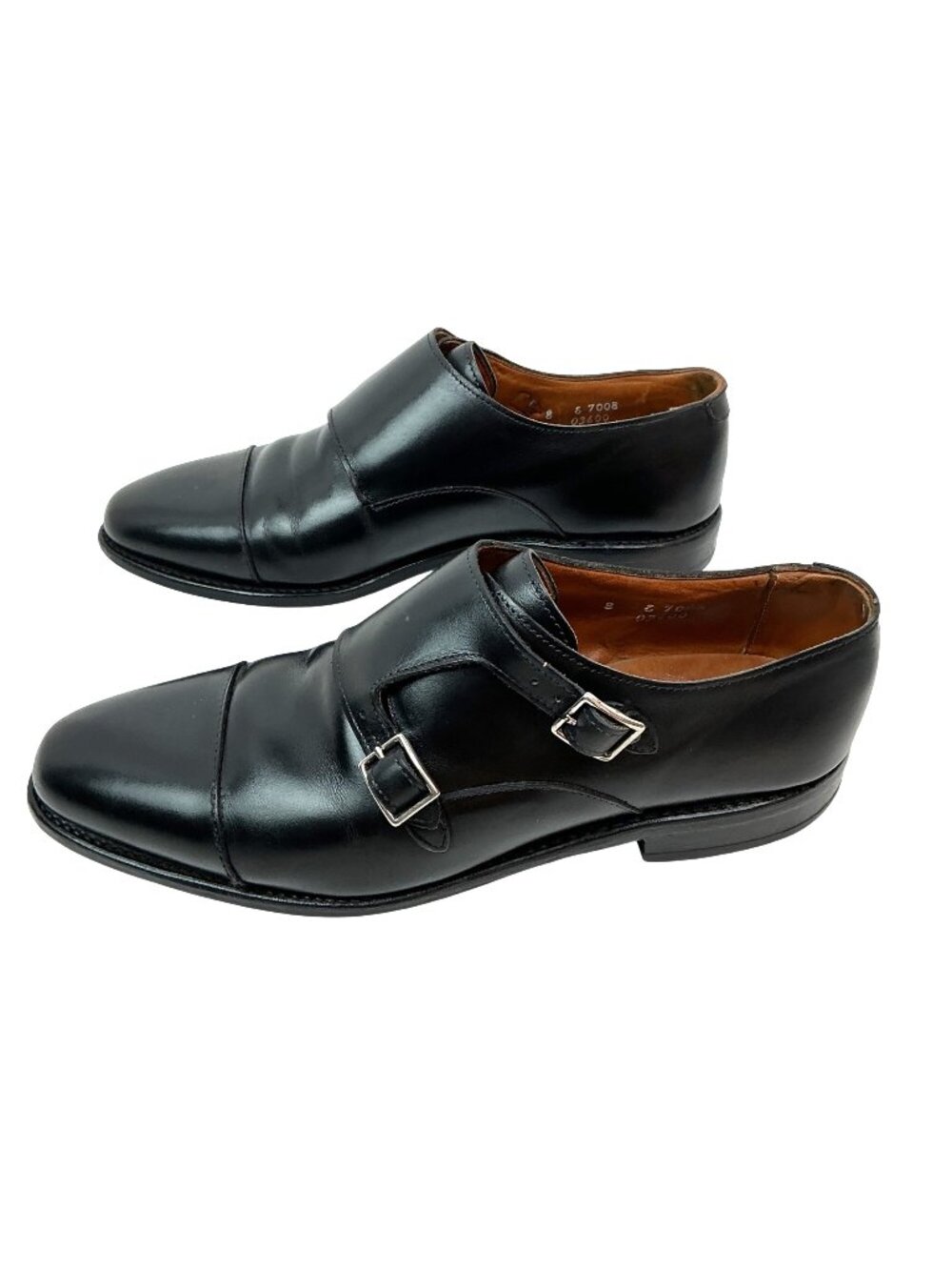 Allen Edmonds Mora Double Monk Strap Leather Shoes Men’s 8 E Made in USA
